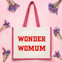 'Wonder Womum' Wonder Woman Mum Tote Shopper Bag, thumbnail 1 of 5