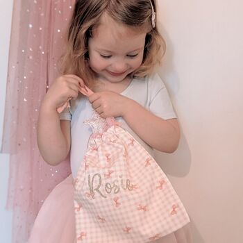 Personalised Dance Ballet Shoe Bag, 2 of 4