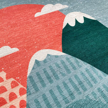 Set Of Two Abstract And Mountain Cushions, 2 of 11