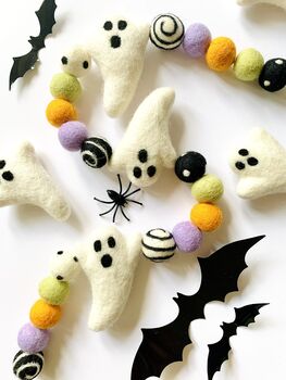 Pastel Halloween Ghost Garland, 4 of 4