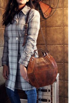 Handmade Leather Handbag For Women Personalised Gift, 4 of 12