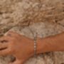 Silver 6mm Marina Chain Bracelet Adjustable Gift, thumbnail 6 of 8