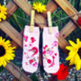 Pink Folk Dance Children's Socks, thumbnail 1 of 1