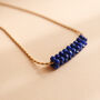 Lapis Lazuli Gemstone Necklace, thumbnail 5 of 5