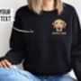 Labrador Face Sweatshirt, thumbnail 2 of 5