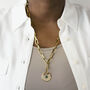 Ovale Necklace 12ct Gold Plated, thumbnail 4 of 5