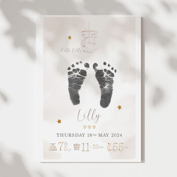 Personalised Inkless Print Kit With Gold Foil Elements, 5 of 10