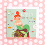 Glittery Mermaid Birthday Card, thumbnail 1 of 5