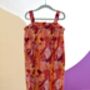 Papaya Printed Cotton Tie Up Maxi Dress, thumbnail 4 of 5