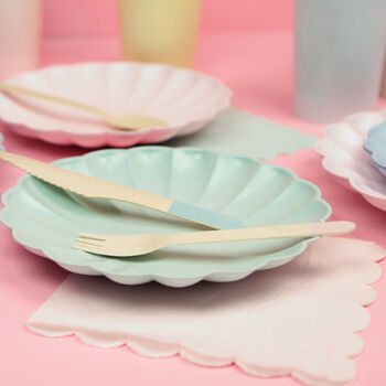 Eco Friendly Pastel Party Plates, 5 of 6