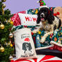 Personalised Santa Dog Christmas Present Sack, thumbnail 2 of 12