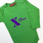 Personalised Alphabet Name T Shirt/Babygrow, thumbnail 1 of 11