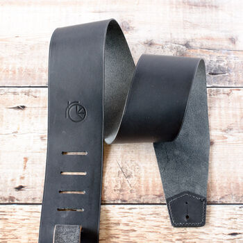 Handmade Personalised Leather Guitar Strap, 6 of 11