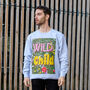 Wild Child Men's Slogan Sweatshirt, thumbnail 2 of 4