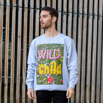 Wild Child Men's Slogan Sweatshirt, 2 of 4