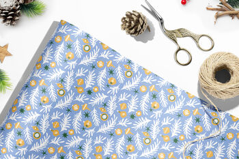 Luxury Matisse Inspired Baubles Wrapping Paper, 6 of 6