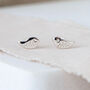 Tiny Sterling Silver Wren Bird Stud Earrings, thumbnail 1 of 11