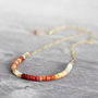 Fire Opal Necklace, thumbnail 1 of 9