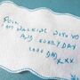 Personalised Embroidered Handwriting Wedding Dress Patch, thumbnail 8 of 8