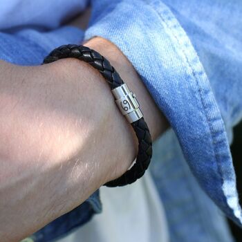 Personalised Zodiac Leather Bracelet, 2 of 5