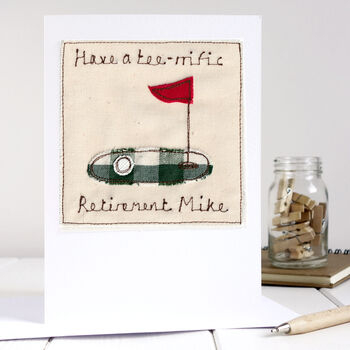 Personalised Golf Father's Day Card For Dad Or Grandad, 5 of 12