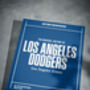 Los Angeles Dodgers Personalised Gift Baseball Newspaper History Book, thumbnail 8 of 12