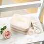 Personalised Name Travel Jewellery Box Organiser Mother's Day Gift, thumbnail 1 of 11