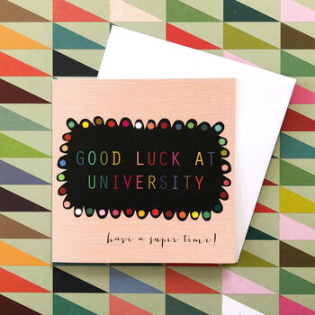 University Good Luck Card, 4 of 4