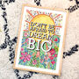 'Dream Big' Illustrated Typography Print, thumbnail 1 of 2