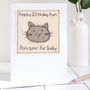 Personalised Cat Birthday Card For Her, thumbnail 1 of 12