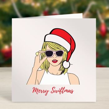 Taylor Swift Swiftie Inspired Christmas Card, 3 of 4