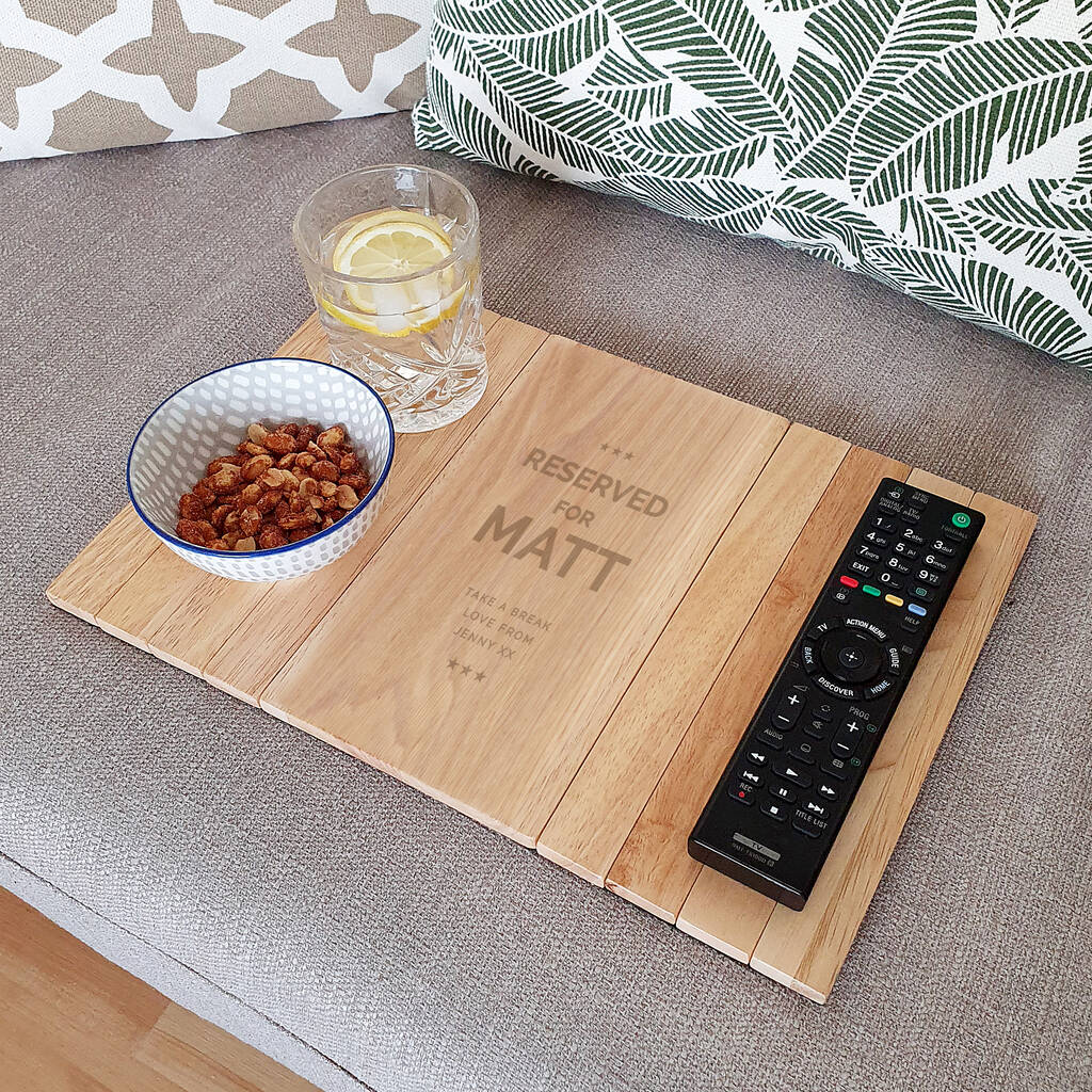 Personalised Sofa Tray By Ashley Rose