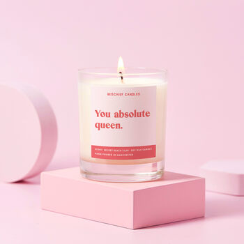 You Absolute Queen Friendship Gift For Her Candle, 3 of 4