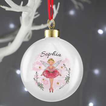 Personalised Christmas Fairy Bauble, 3 of 3