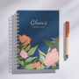 Personalised Garden Flowers Notebook, thumbnail 1 of 4