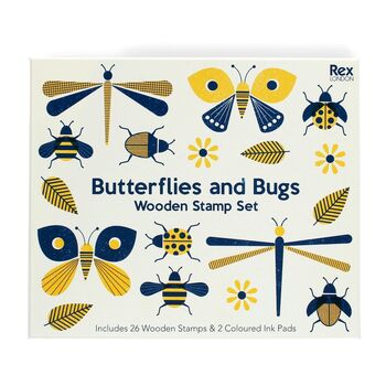 Butterflies And Bugs Wooden Stamp Set, 2 of 5