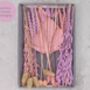 Dried Flowers Pastel Bouquet Letterbox Gift, thumbnail 4 of 6