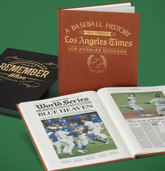 Los Angeles Dodgers Personalised Gift Newspaper Book, 11 of 11