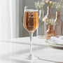 Personalised Birthday Star Sign Champagne Prosecco Flute, thumbnail 2 of 7