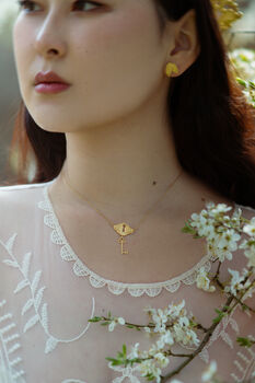 Sterling Silver/ Gold Plated Secret Garden Necklace, 2 of 2