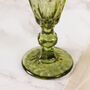 Green Diamond Elegant Champagne Flutes, thumbnail 6 of 9