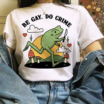 'Be Gay Do Crime'' Gay Pride Tshirt, 2 of 9