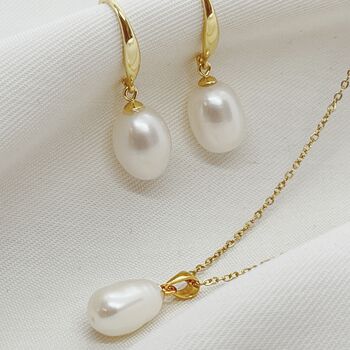 'Liwanag' Radiance Biwa Pearl Pendant Necklace, 2 of 12