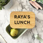 Personalised Bamboo Shadow Font Lunch Box, thumbnail 4 of 8