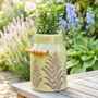 Personalised Fern Green Ceramic Milk Churn Vase, thumbnail 1 of 8