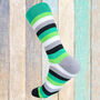 Lgbtq+ Aromantic Colours Socks, thumbnail 1 of 2
