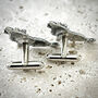 Wild Wolf Cufflinks Antiqued Pewter Wolves, thumbnail 5 of 5