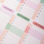 2027 Large A1 Year Wall Planner | Portrait | Soft Focus, thumbnail 6 of 7