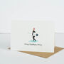Personalised Surfer Christmas Card, thumbnail 1 of 3