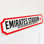 Personalised Football Stadium Street Sign, thumbnail 2 of 12